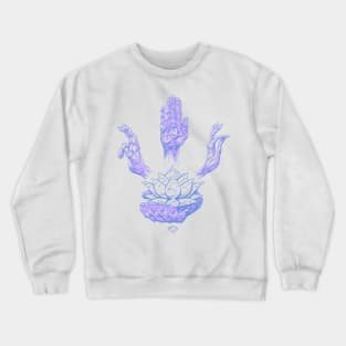 Blessing Hands - Lilac - Crewneck Sweatshirt